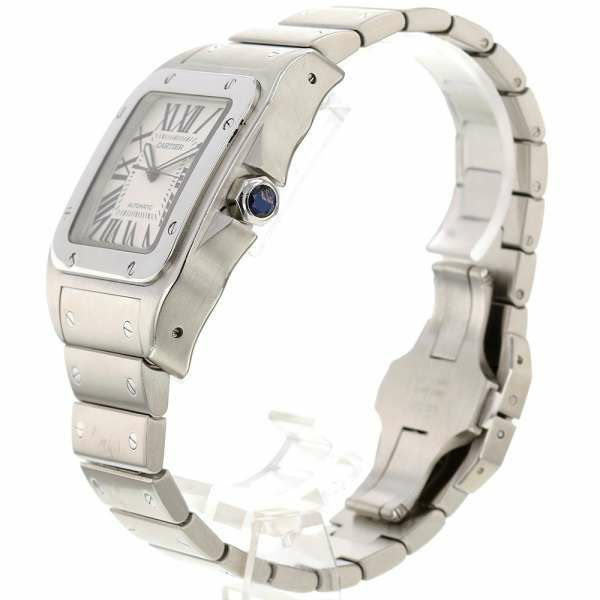 カルティエ サントス100 LM W200737G Cartier 腕時計 ウォッチ 白文字盤
