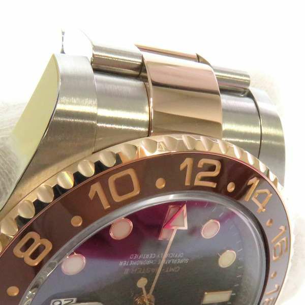 ロレックス GMTマスター2 デイト ランダムシリアル ルーレット SS/K18PGピンクゴールド 126711CHNR ROLEX 腕時計 エバーローズゴールド コンビ