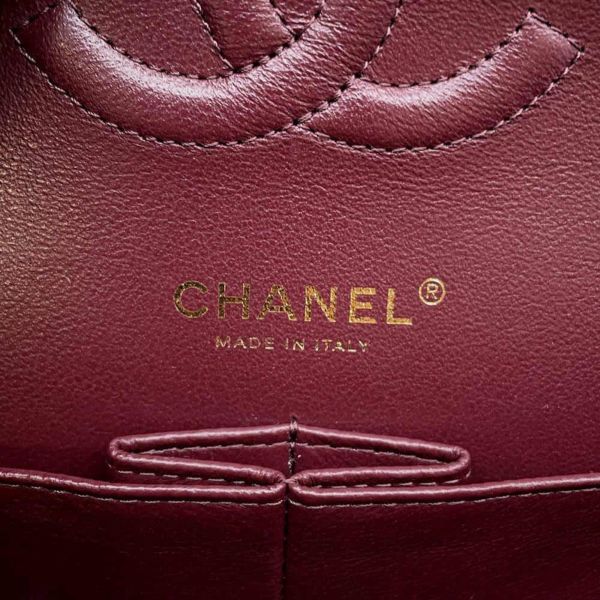 シャネル チェーンショルダーバッグ マトラッセ25 ココマーク キャビアスキン ダブルチェーン A01112 CHANEL 黒