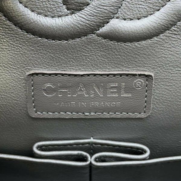 シャネル チェーンショルダーバッグ シェブロン ココマーク ラムスキン ダブルチェーン A01112 CHANEL Vステッチ