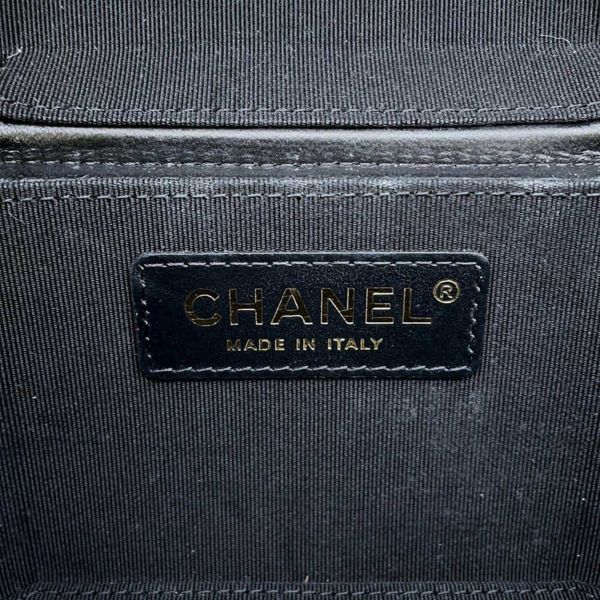 シャネル チェーンショルダーバッグ バニティ マトラッセ ココマーク ラムスキン AS2630 CHANEL ヴァニティ 黒