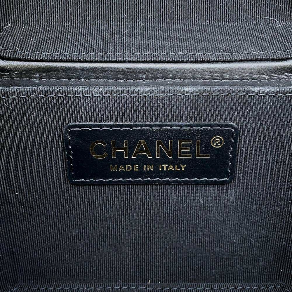 シャネル チェーンショルダーバッグ バニティ マトラッセ ココマーク ラムスキン AS2630 CHANEL ヴァニティ 黒