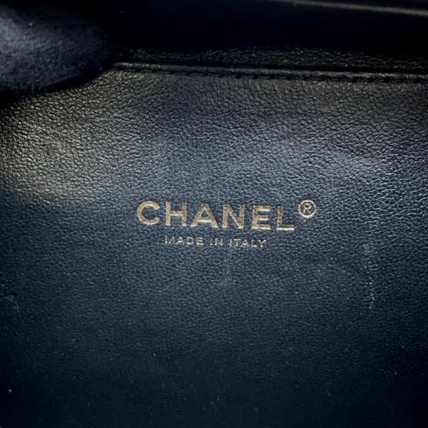 シャネル チェーンショルダーバッグ CCフィリグリー バニティバッグ キャビアスキン A93343 CHANEL ヴァニティ 黒