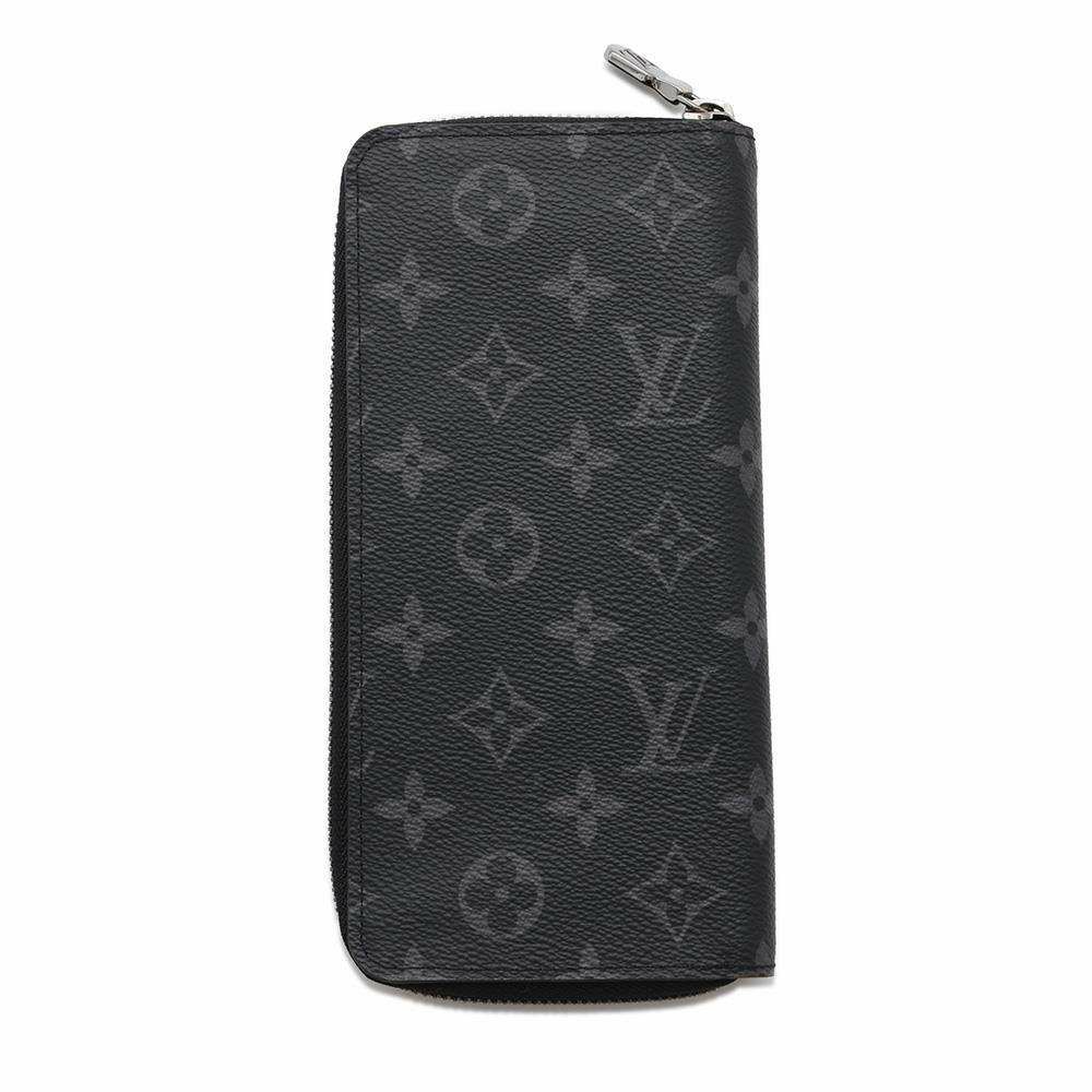 ルイヴィトン 長財布 モノグラム・エクリプス ジッピーウォレット・ヴェルティカル M62295 LOUIS VUITTON 財布 メンズ 黒
