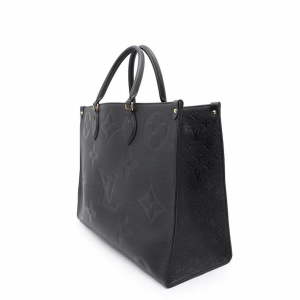 ルイヴィトン トートバッグ モノグラム・アンプラント オンザゴーGM M44925 LOUIS VUITTON 2wayバッグ 黒 ブラック