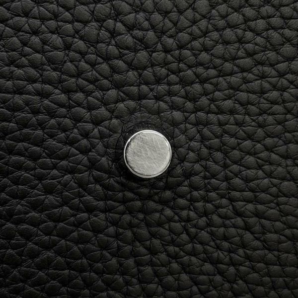 エルメス ハンドバッグ リンディ30 ブラック/シルバー金具 トリヨンクレマンス Y刻印 2way 黒