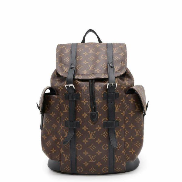 ルイヴィトン リュック モノグラム マカサー クリストファーPM M43735 LOUIS VUITTON ヴィトン バックパック メンズ バッグ