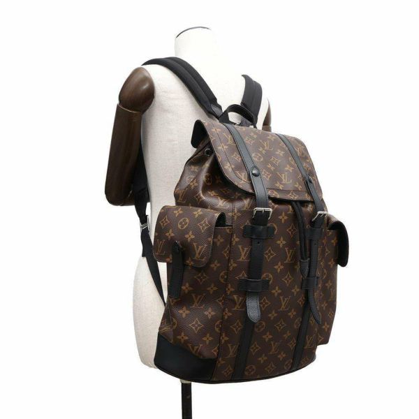 ルイヴィトン リュック モノグラム マカサー クリストファーPM M43735 LOUIS VUITTON ヴィトン バックパック メンズ バッグ