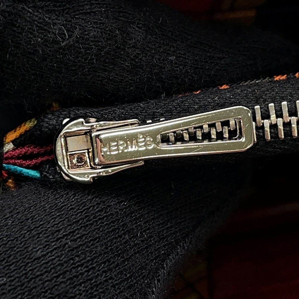 エルメス 長財布 アザップロング シルクイン ブラック/シルバー金具 エプソン M刻印 HERMES 財布 黒