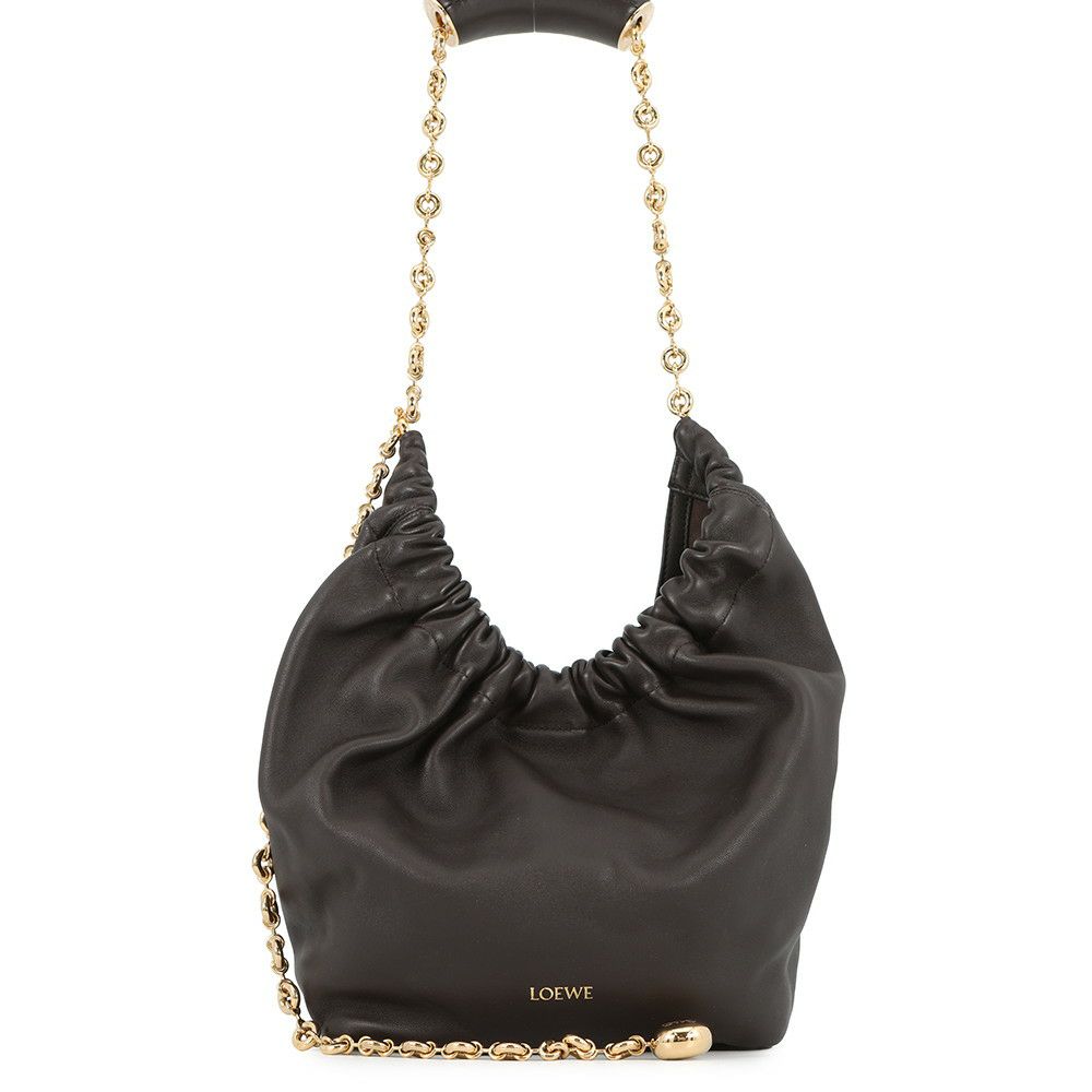 ロエベ ショルダーバッグ スクイーズ スモール レザー A914NCHX01 LOEWE 2ｗay ブラウン