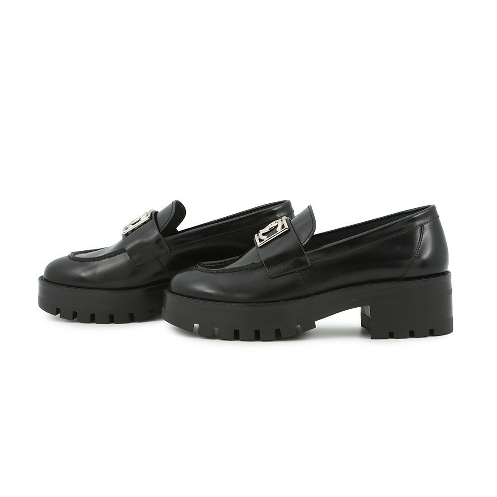 シャネル ローファー ココマーク レザー レディースサイズ38 G45156 CHANEL 靴 黒