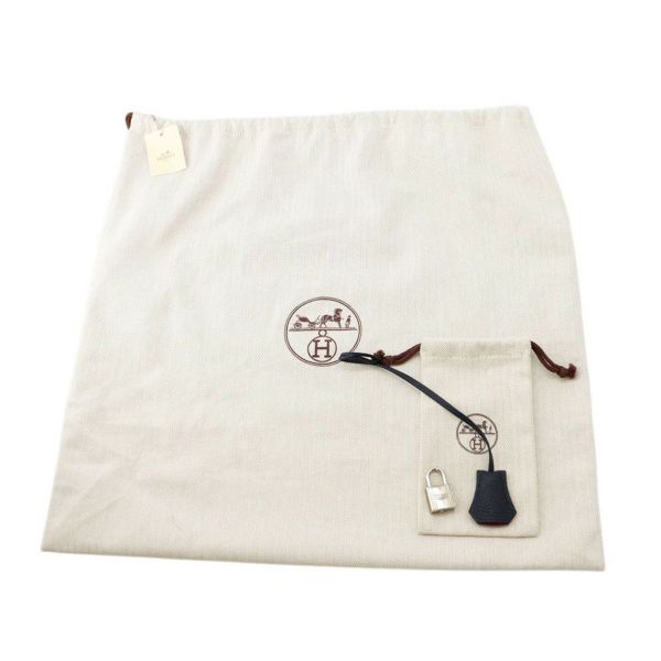 エルメス バーキン30 ヴェルソ ブルーニュイ/ローズパープル/シルバー金具 トリヨンクレマンス C刻印 HERMES Birkin ハンドバッグ