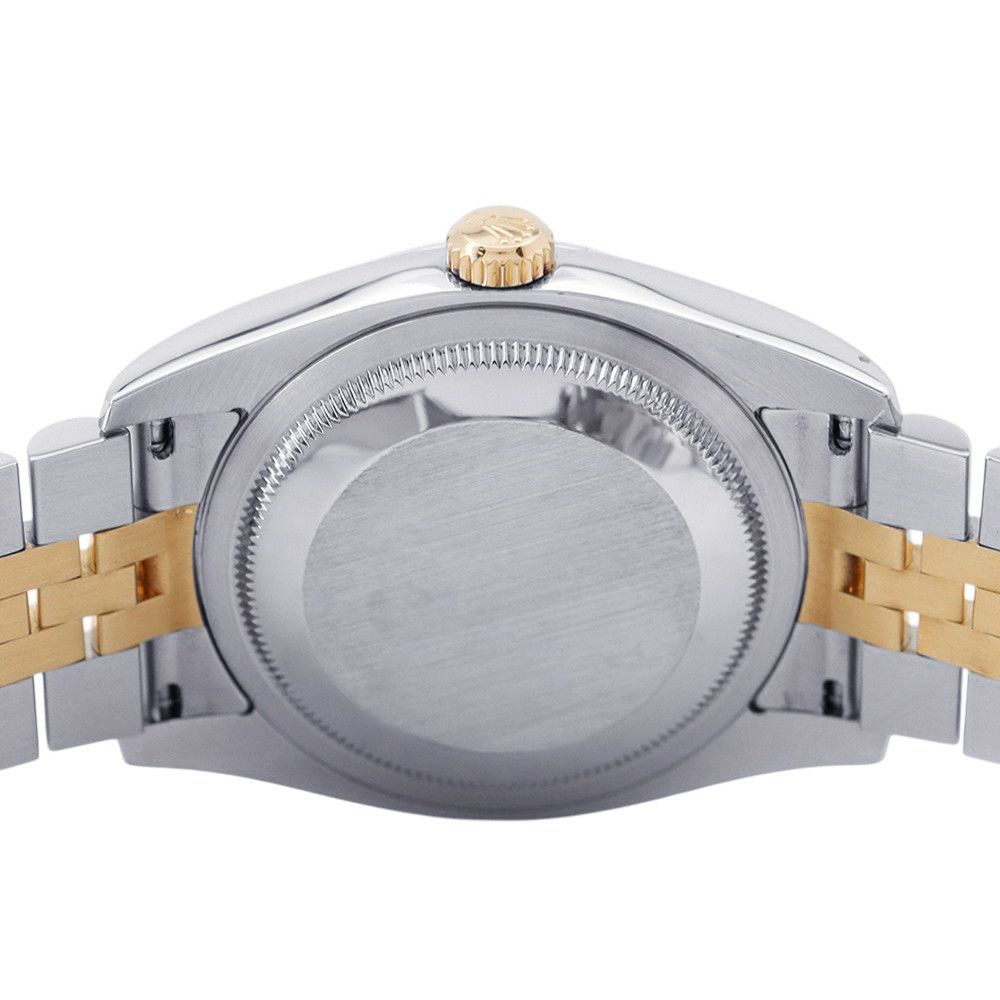 ロレックス デイトジャスト Y番 SS/K18YG コンビ 116233 ROLEX 腕時計 ブラック文字盤