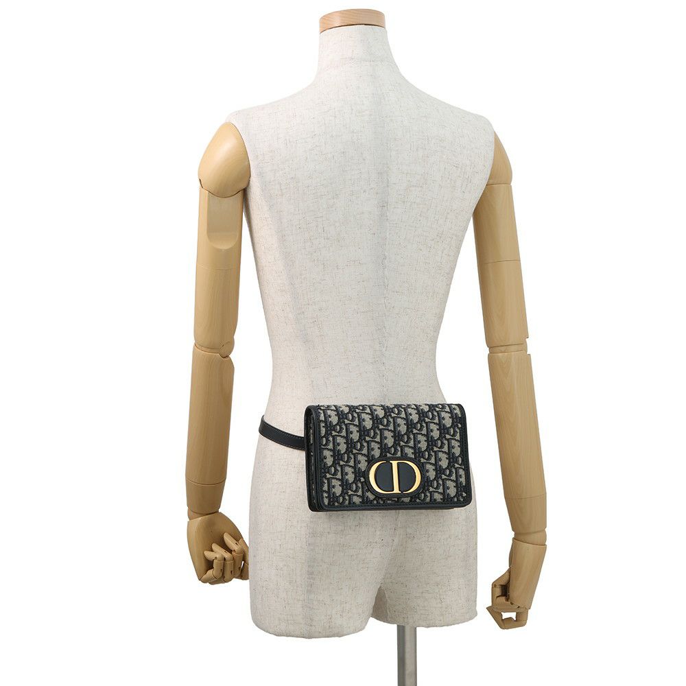 クリスチャン・ディオール チェーンウォレット オブリーク 30 モンテーニュ 2-in-1 ポーチ ジャカードキャンバス S2086UTZQ 財布