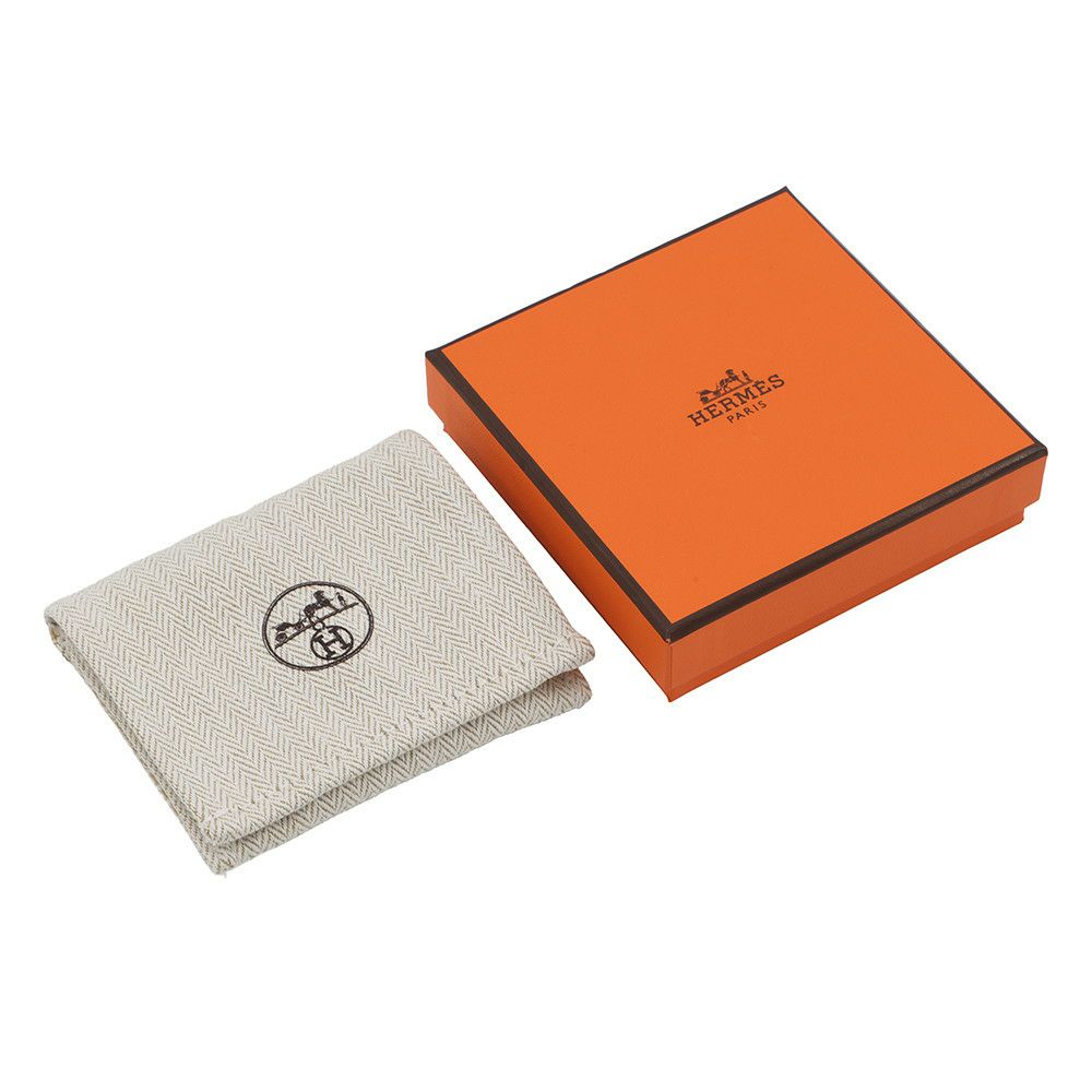 エルメス ピアス オランプ オンブル/ゴールド金具 リザードナチュラ HERMES アクセサリー