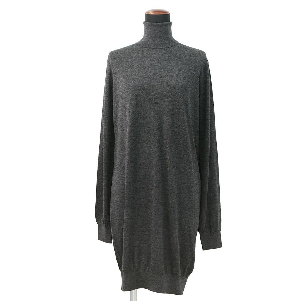 エルメス ワンピース タートルネック カシミヤ シルク レディースサイズ38 HERMES