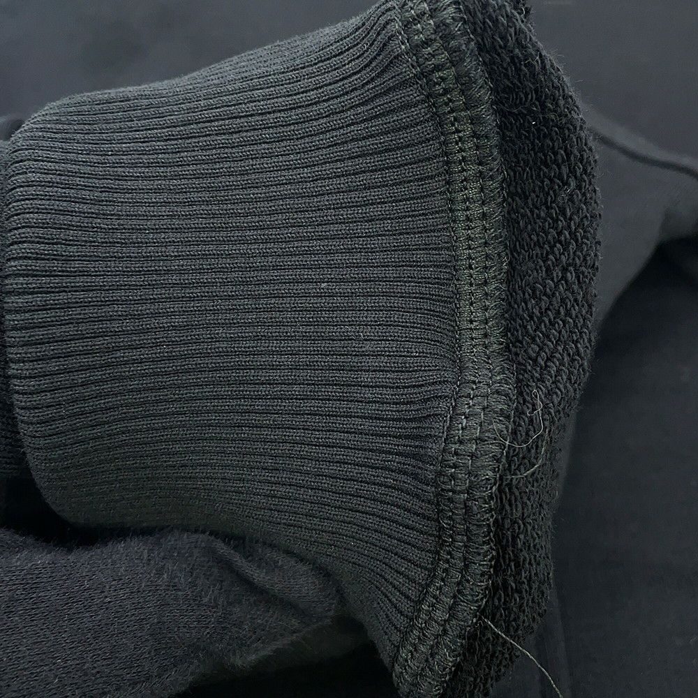 エルメス スウェット タックスウェットシャツ 刺繍入り レディースサイズ36 HERMES トップス 黒