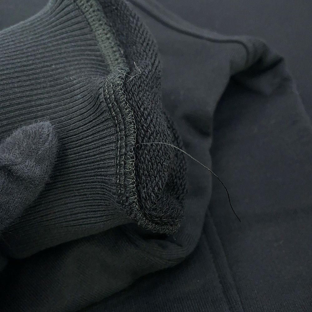 エルメス スウェット タックスウェットシャツ 刺繍入り レディースサイズ36 HERMES トップス 黒