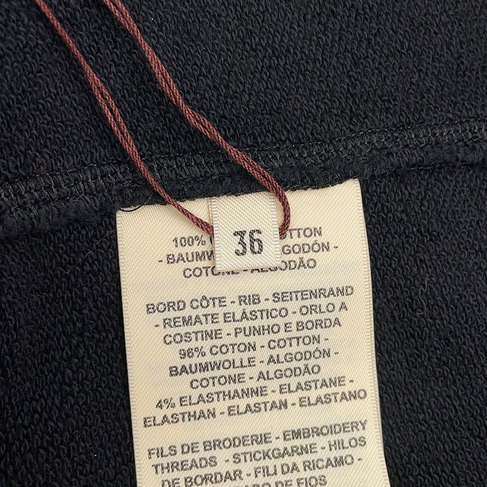 エルメス スウェット タックスウェットシャツ 刺繍入り レディースサイズ36 HERMES トップス 黒