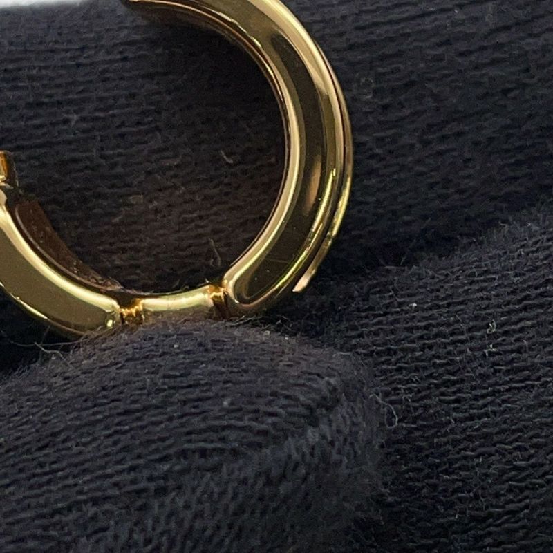 エルメス ピアス オランプPM オンブレ/ゴールド金具 リザード HERMES アクセサリー