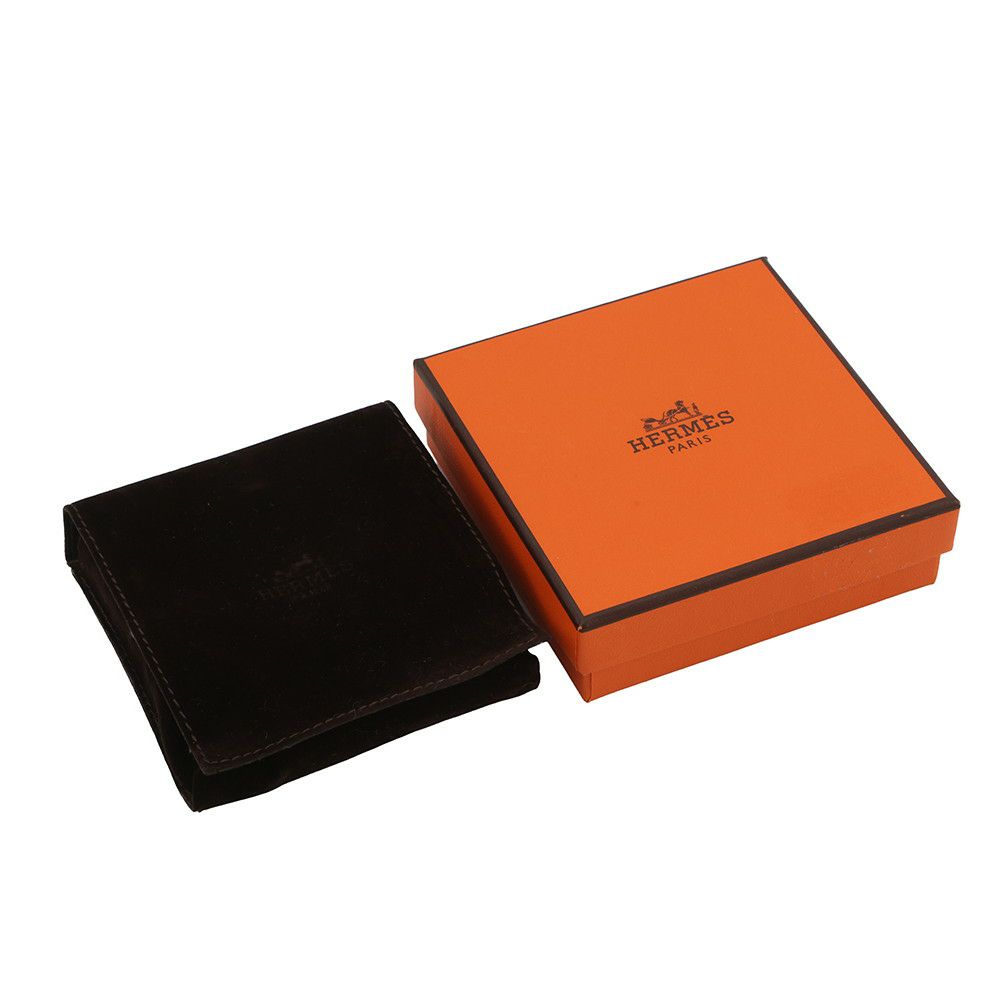 エルメス バングル エマイユGM 馬 七宝焼き エナメル ホースモチーフ HERMES ブレスレット 白