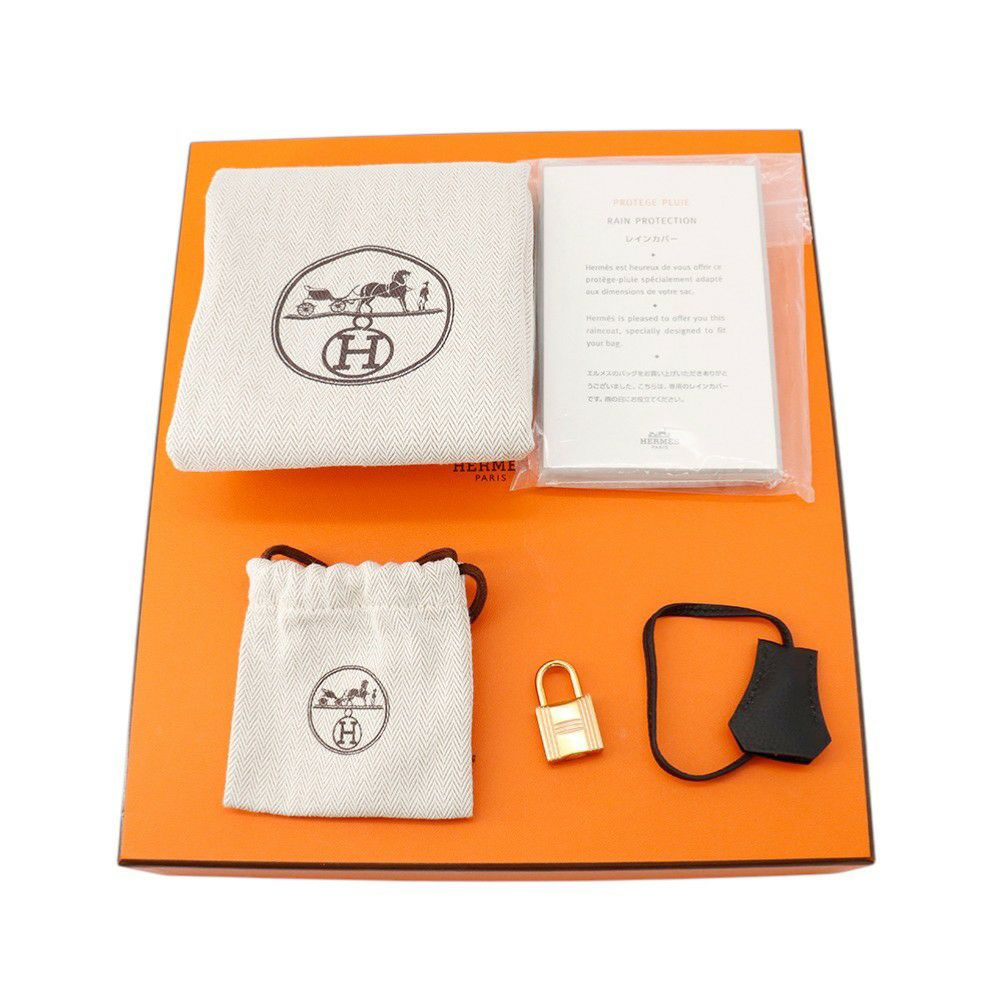 エルメス バーキン25 ブラック/ピンクゴールド金具 トゴ D刻印 HERMES Birkin ハンドバッグ 黒