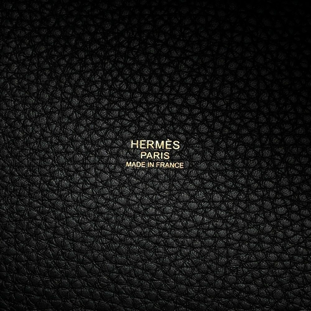 エルメス ハンドバッグ ピコタンロックPM ブラック/ゴールド金具 トリヨンクレマンス Z刻印 黒