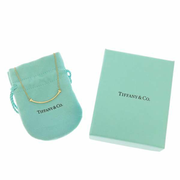 ティファニー ネックレス Tスマイル ペンダント スモール K18PGピンクゴールド Tiffany&Co. ジュエリー アクセサリー