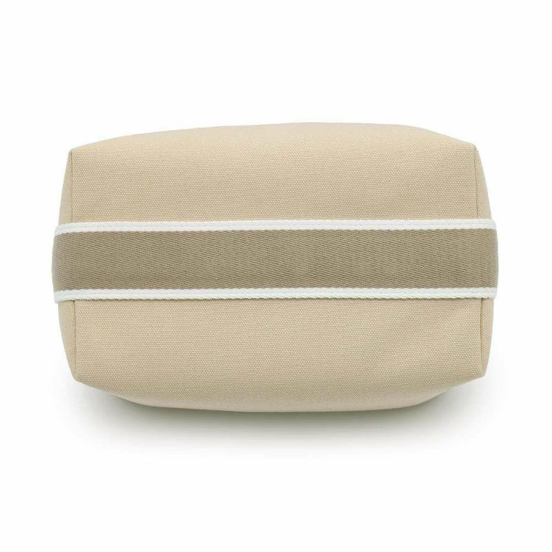 エルメス ポーチ ブリッド・ア・ブラックPM ベージュ/シルバー金具 キャンバス HERMES バッグ 小物入れ