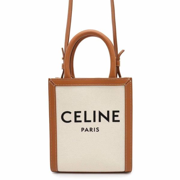 セリーヌ ハンドバッグ バーティカルカバ ミニ ロゴ 193302 CELINE バッグ 2wayショルダーバッグ