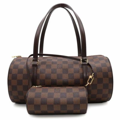 ルイヴィトン ハンドバッグ ダミエ・エベヌ パピヨン30 ポーチ付き N51303 LOUIS VUITTON 安心保証