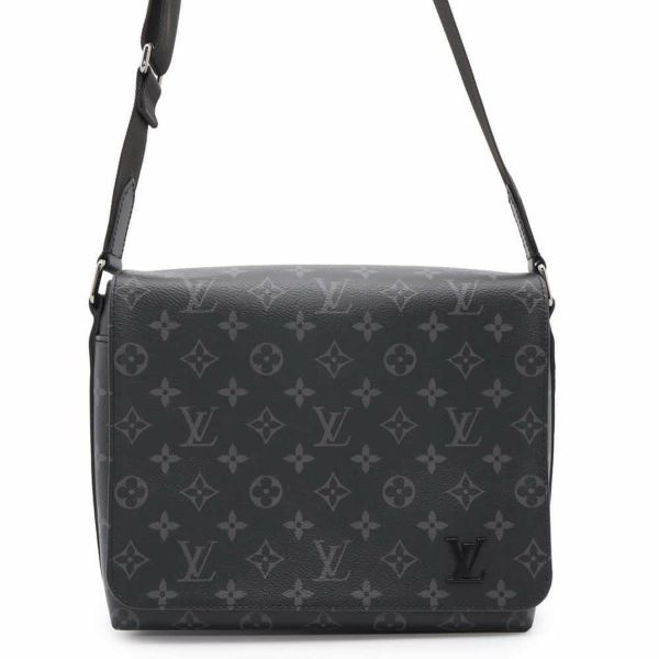 ルイヴィトン ショルダーバッグ モノグラム・エクリプス ディストリクト PM NV3 M46255 LOUIS VUITTON 黒 ブラック