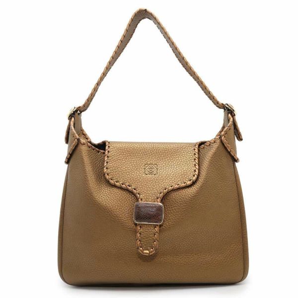 ロエベ ワンショルダーバッグ グラナダ アナグラム レザー 322.42.F72 LOEWE