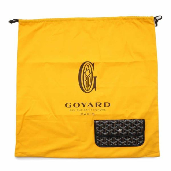 ゴヤール トートバッグ サンルイPM PVC/レザー STLOUIPMLTY01CL01P GOYARD ポーチ付き 黒