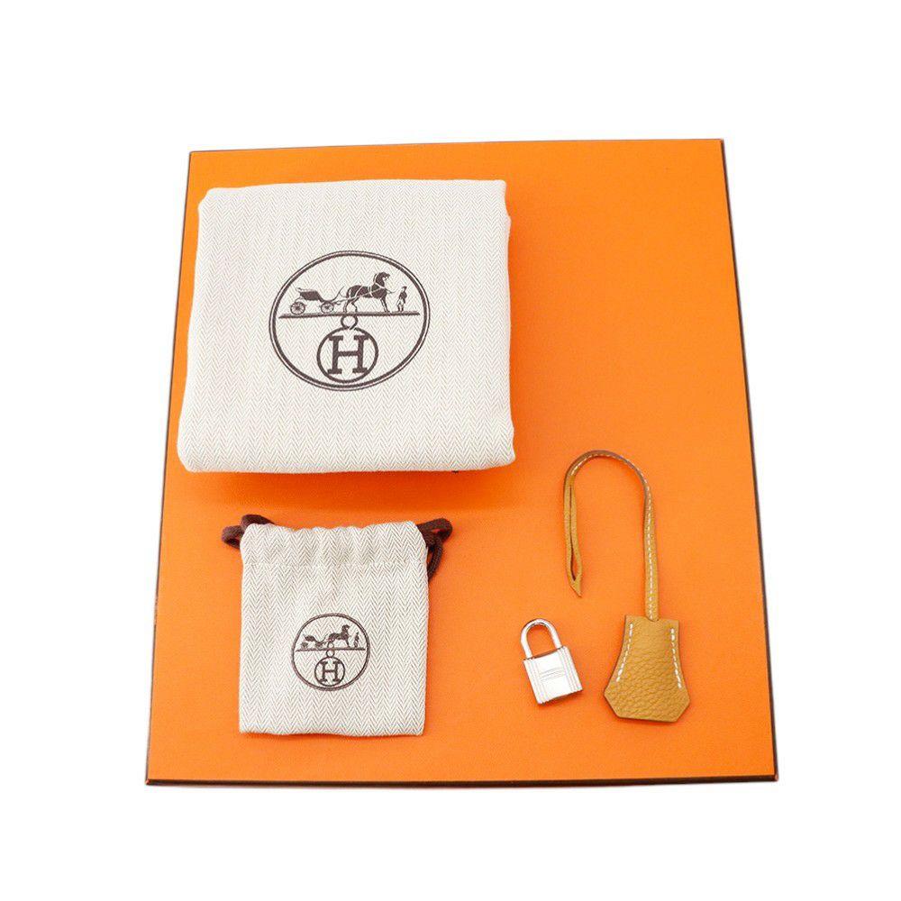 エルメス バーキン25 ナチュラルサブレ/シルバー金具 トゴ W刻印 HERMES Birkin ハンドバッグ