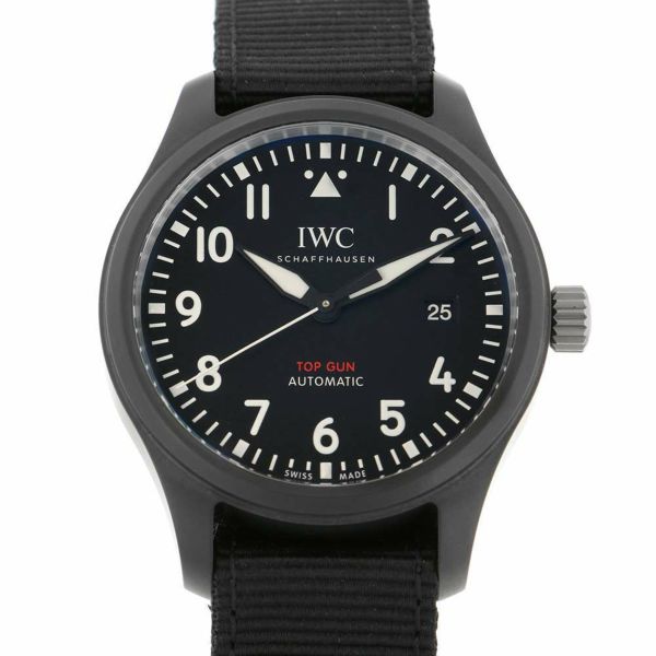 IWC パイロットウォッチ オートマティック トップガン IW326906 腕時計 メンズ 黒文字盤