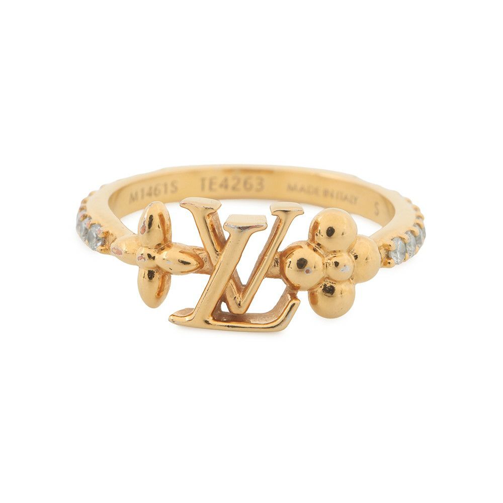 ルイヴィトン リング LVアイコニック ラインストーン サイズS M1461S