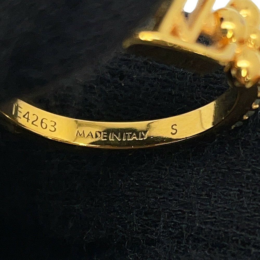 ルイヴィトン リング LVアイコニック ラインストーン サイズS M1461S