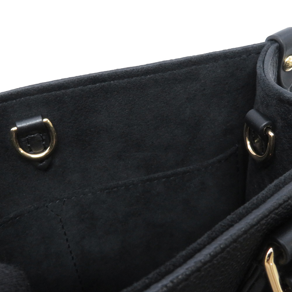 ルイヴィトン ハンドバッグ モノグラム・アンプラント オンザゴーPM M45653 黒 ブラック 2way