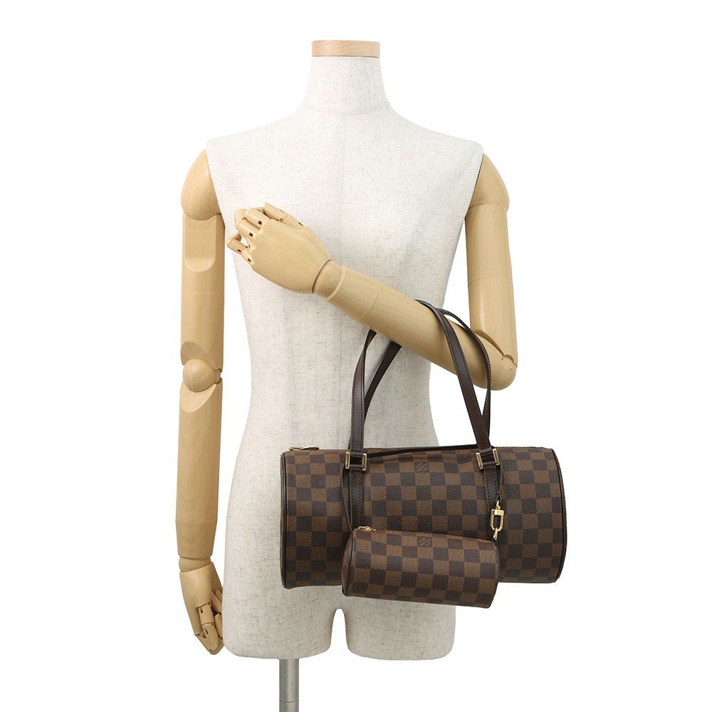 ルイヴィトン ハンドバッグ ダミエ・エベヌ パピヨン30 ポーチ付き N51303 LOUIS VUITTON ヴィトン バッグ