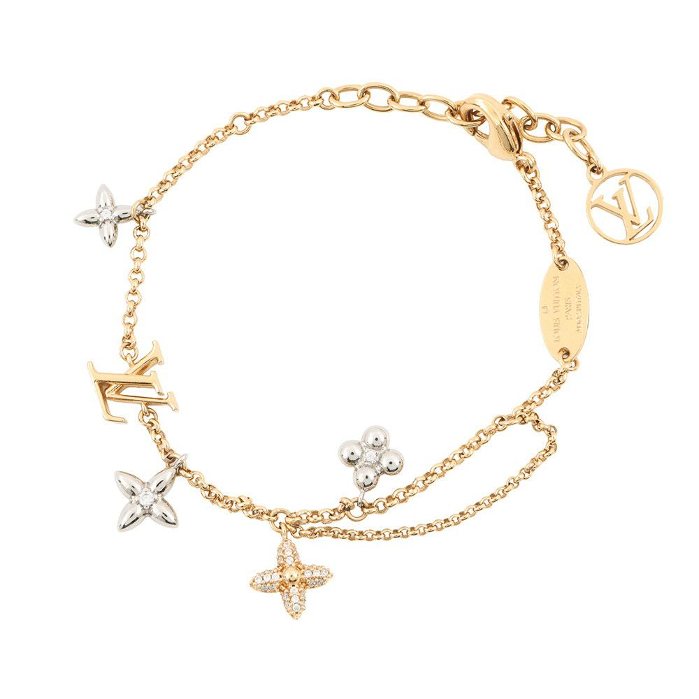 ルイヴィトン ブレスレット LV グラム ラインストーン M1044A LOUIS VUITTON アクセサリー