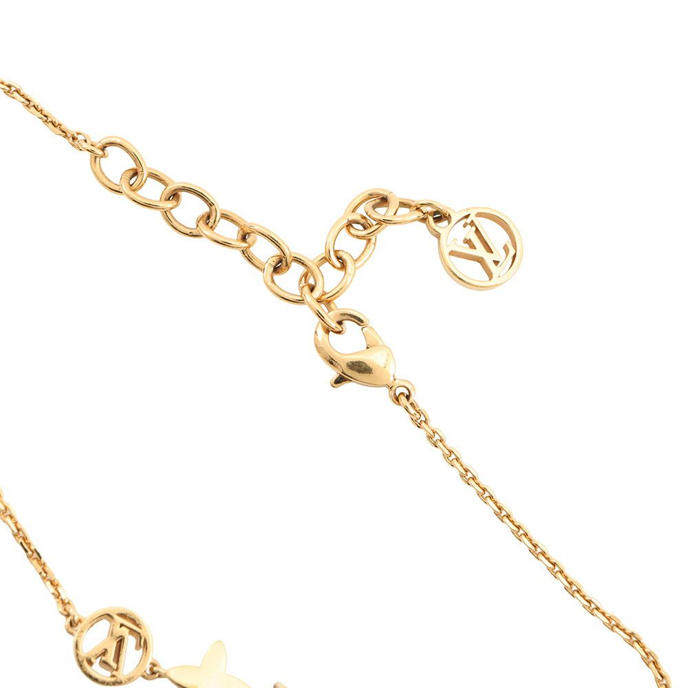 ルイヴィトン ブレスレット モノグラム・フラワー ブラスレ・プティ ルイ M00374 LOUIS VUITTON LVサークル ストラス