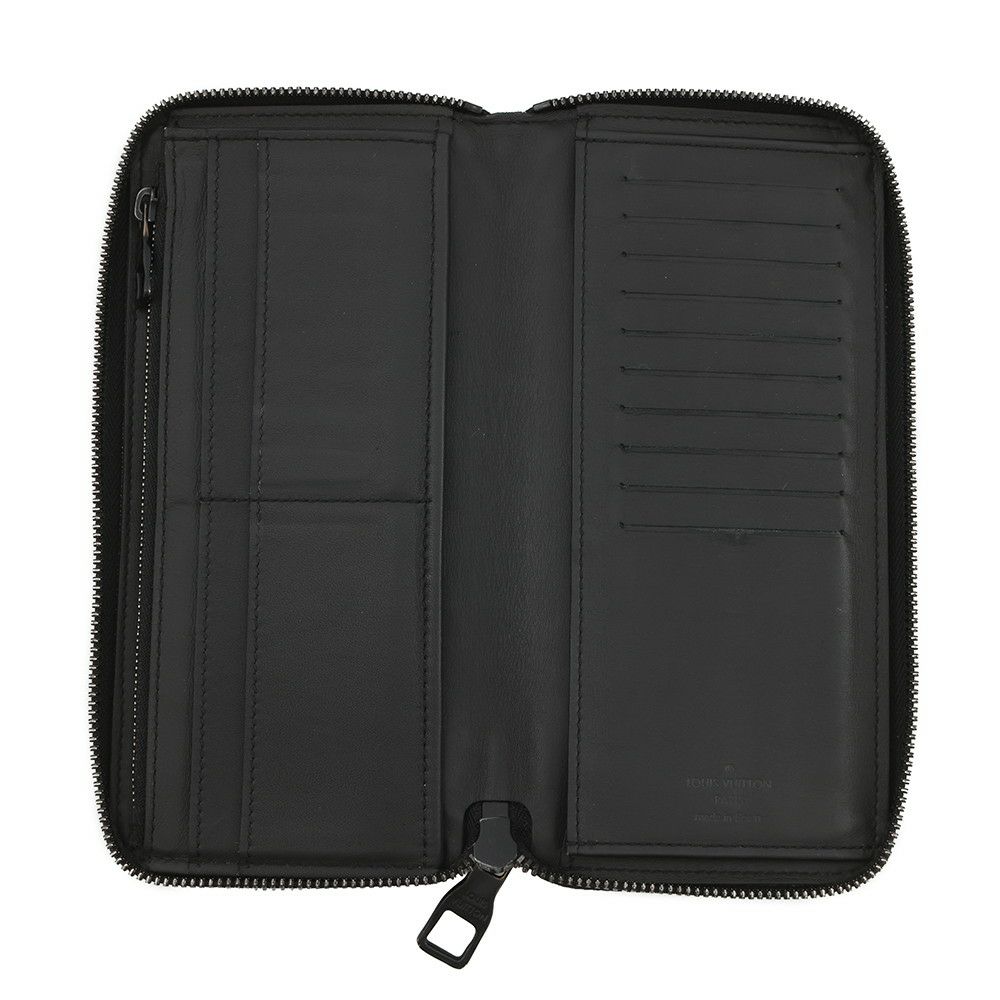 ルイヴィトン 長財布 モノグラム トリヨンレザー ジッピーウォレット・ヴェルティカル M69047 ヴィトン 財布 ラウンドファスナー 黒 ブラック