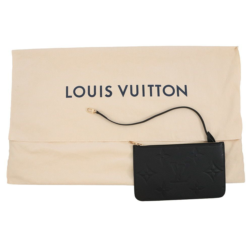 ルイヴィトン トートバッグ モノグラム・アンプラント ネヴァーフル MM M45685 LOUIS VUITTON 黒 ブラック