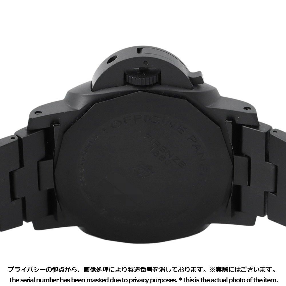 パネライ トゥットネロ ルミノール GMT PAM01438 PANERAI 腕時計 ウォッチ 黒文字盤