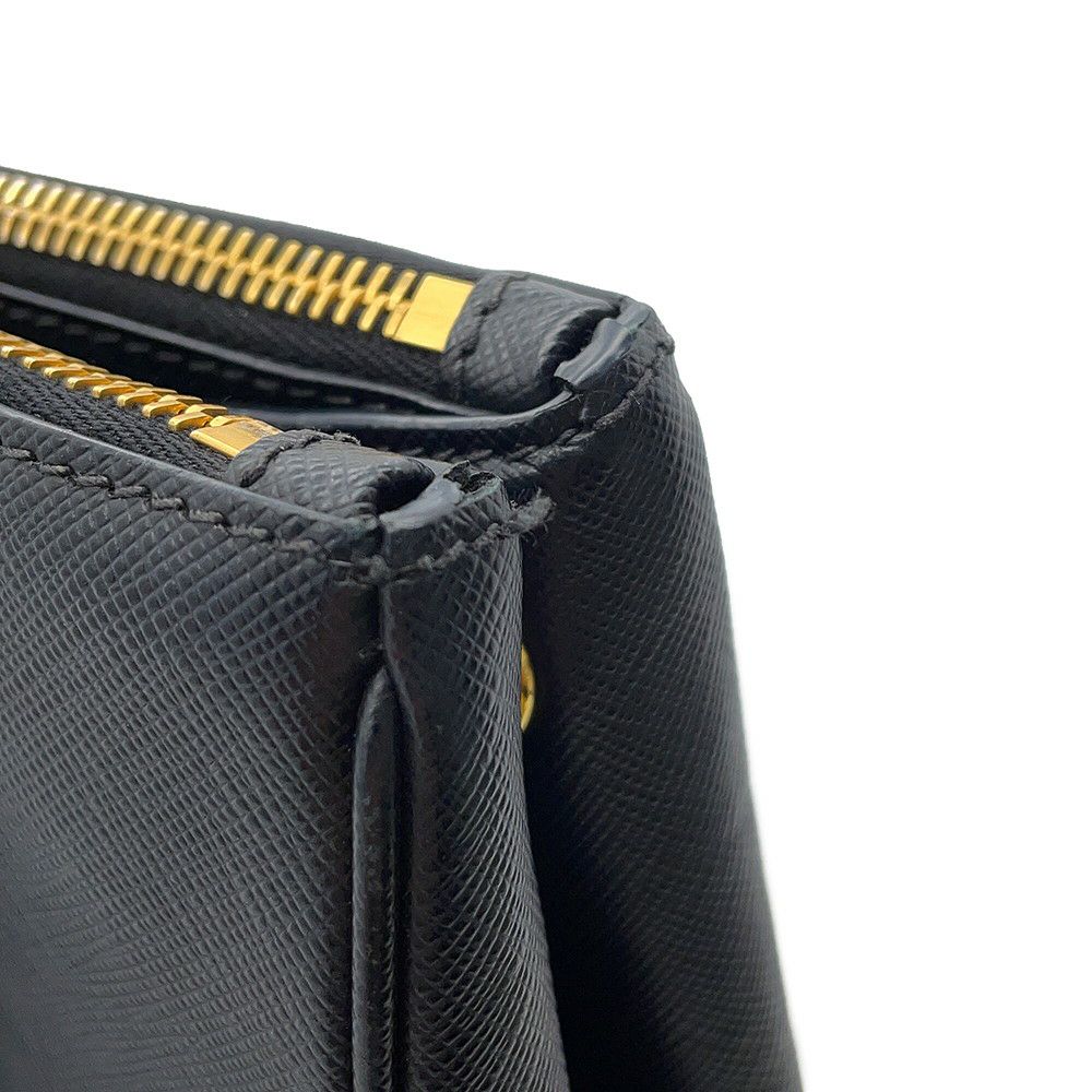 プラダ ハンドバッグ ガレリア サフィアーノ レザー ラージ 1BA274 PRADA 2wayショルダーバッグ 黒
