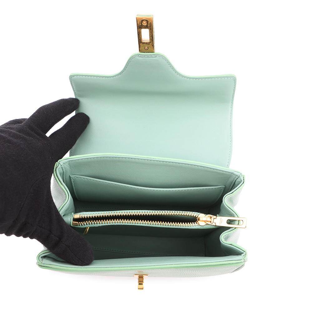 セリーヌ ハンドバッグ 16セーズ ミニ リザード 197984 CELINE 2wayショルダーバッグ