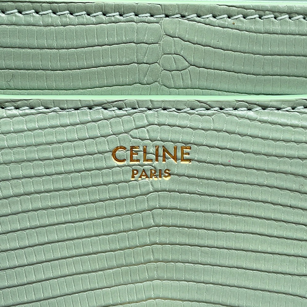 セリーヌ ハンドバッグ 16セーズ ミニ リザード 197984 CELINE 2wayショルダーバッグ