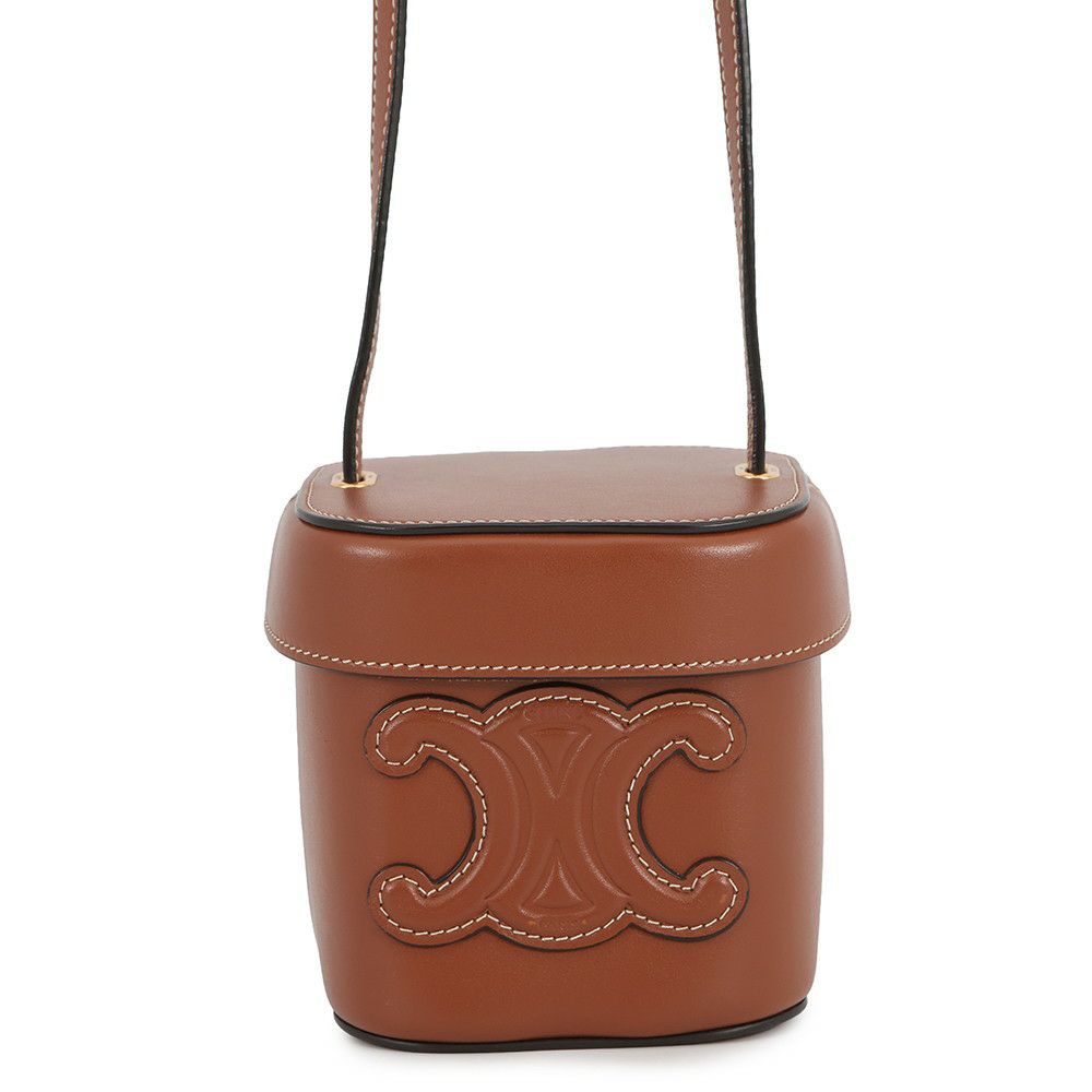 セリーヌ ショルダーバッグ トリオンフ スモールボックス レザー 199263 CELINE バッグ