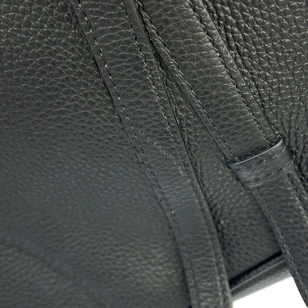 クリスチャン・ディオール ボディバッグ サドルバッグ カーフレザー 1ADPO093YMJ Christian Dior 黒
